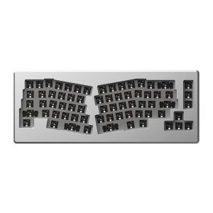 MonsGeek M6 Alice-Style RGB Aluminum Barebone Keyboard DIY Kit (QMK ver.) - Silver