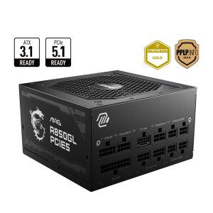 MSI MAG A850GL PCIE5 850W 80+ Gold ATX 3.0 Full Modular Power Supply