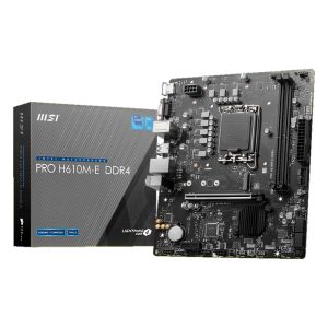 MSI PRO H610M-E  LGA 1700 Socket DDR4 Intel Motherboard