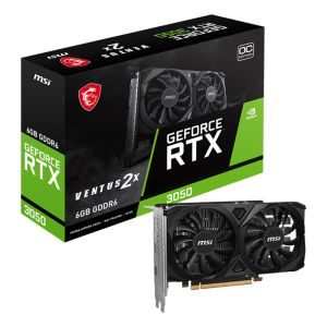 MSI Geforce RTX 3050 Ventus 2X E 6GB OC GDDR6 Graphics Card