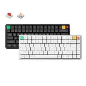 NuPhy Air75 V3 84-Key Hot-Swappable RGB Tri-Mode Wireless Mechanical Keyboard (Blush/Red Nano Switch)