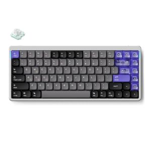 NuPhy Air75 HE 84- Keys Magnetic Switch RGB Gaming Keyboard Silver (Magnetic Jade Switch)
