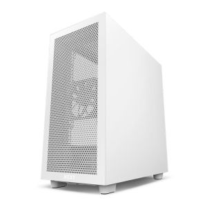 NZXT H7 Flow RGB Mid-Tower Airflow Case - White