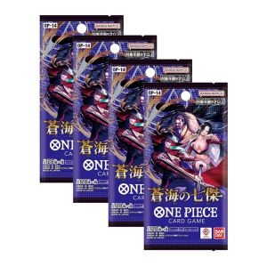 One Piece Card Game The Azure Sea’s Seven Booster Pack (OP-14) Jap Version - 4 Packs