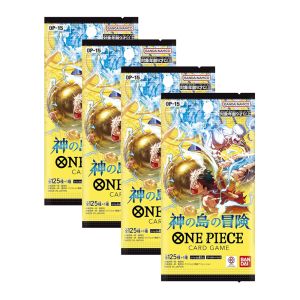 One Piece Card Game Adventure on KAMI's Island (OP-15) - Jap Version - 4 Packs