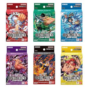One Piece Card Game Starter Deck (Red Monkey.D.Luffy ST-31, Green Roronoa Zoro ST-32, Blue Kuzan ST-33, Purple Charlotte Katakuri ST-34, Red/Black Sabo ST-35, Yellow Eustass Captain Kid ST-36) Jap Version