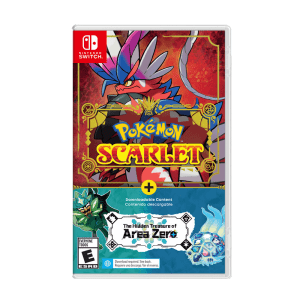 Nintendo Switch Pokemon Scarlet + The Hidden Treasure of Area Zero DLC