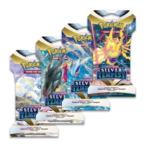 Pokemon TCG: Sword & Shield - Silver Tempest Sleeved Booster Pack (183-85092) - 4 pcs