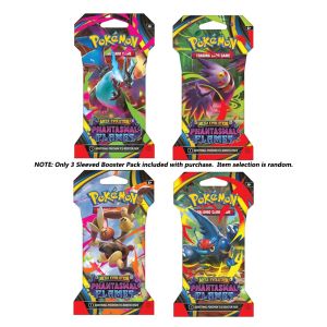 Pokémon TCG: Mega Evolutions Phantasmal Flames Sleeved Booster 10-10193-102 (3 Sleeved Booster Pack) - Style May Vary