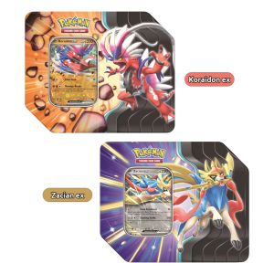 Pokémon TCG: Slashing Legends Tin 5 Booster Packs [Koraidon ex, Zacian ex] (100-10374)
