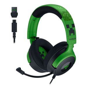 Razer Kraken V4 X Wired USB Chroma RGB PC/Console Gaming Headset (Minecraft Edition)