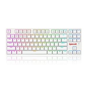Redragon K539 Anubis 80% Tri-Mode RGB Low Profile Mechanical Keyboard [Brown] White