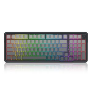 Redragon Eisa Pro Tri-Mode 90% Gasket 98-Key Hot-Swappable RGB Mechanical Keyboard - Gradient Gray  (Leopard Linear Switch) (K686SP-RGB-Pro)
