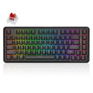 Redragon K713RGB-Pro Stormrazor Pro Tri-Mode RGB Mechanical Gaming Keyboard  (Dust Proof Red Switch)