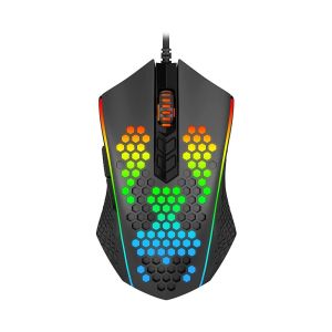 Redragon M809K Ultra-Light RGB Memeanlion Honey Comb Gaming Mouse [Black]
