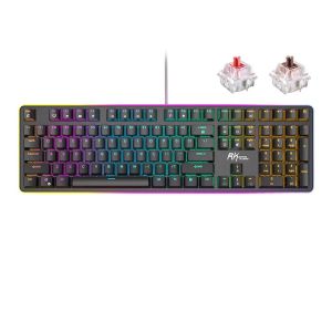 RK Royal Kludge RK918 Wired RGB Mechanical Gaming Keyboard (Black)