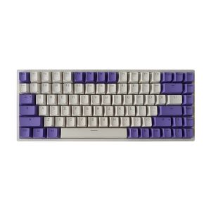 84 Keys PBT Double Shot Keycaps [Purple White]
