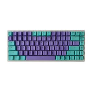 84 Keys PBT Double Shot Keycaps [Purple Turquoise]