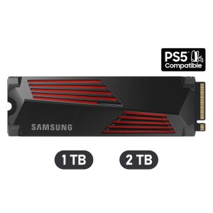 Samsung 990 Pro 1TB, 2TB PCIe 4.0 NVMe M.2 Internal SSD with Heatsink 