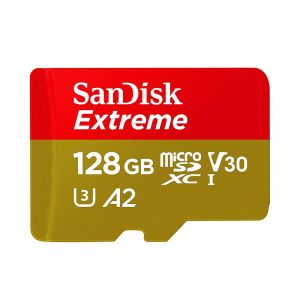 SanDisk Extreme 128GB micoSDXC Card [190MBS/90MBS]