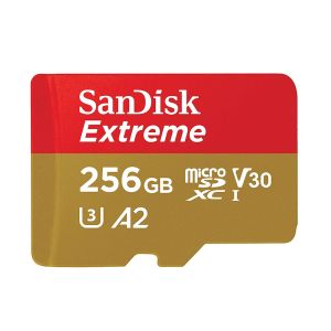 SanDisk Extreme 256GB micoSDXC Card [190MBS/130MBS]