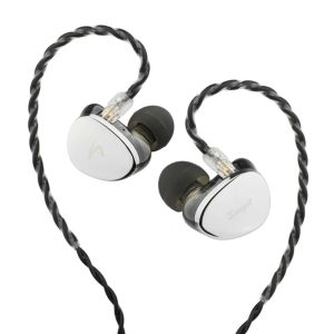 Simgot EG280 1DD+1 Planar Driver HiFi IEM Wired Earbuds - Black