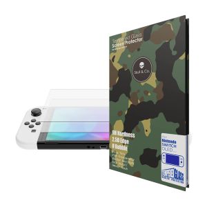 Skull & Co Tempered Glass Screen Protector for Switch OLED [2-Pack]