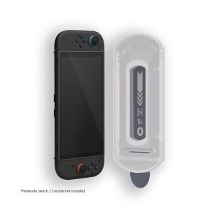 Skull & Co. Tempered Glass Screen Protector with EZ-Install KIT for Nintendo Switch 2 (2 Pack)
