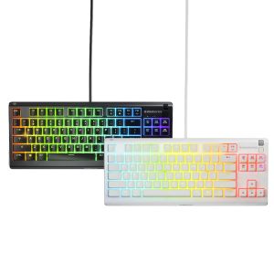 SteelSeries Apex 3 RGB Water and Dust  Resistant TKL Wired Gaming Mechanical Keyboard