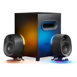 SteelSeries Arena 7 Illuminated 2.1 Desktop Gaming Speakers