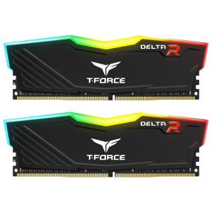 TeamGroup T-Force Delta 16GB (2 x 8GB) DDR4 3600MHz CL18 RGB Desktop Memory Kit - Black