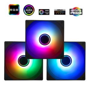 Thermalright TL-C12B-S V3 X3 120mm ARGB CPU Cooler Fan - 3 Pack