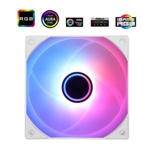 Thermalright TL-C12W-S V3 ARGB 120mm High Performance Case Cooler Fan - White