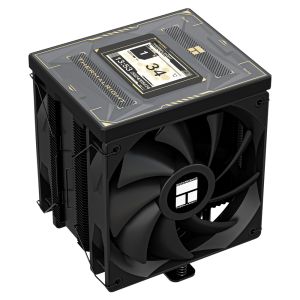 Thermalright Burst Assassin 120 Vision Forward and Reverse Dual-Fan CPU Air Cooler with LCD Screen - Black