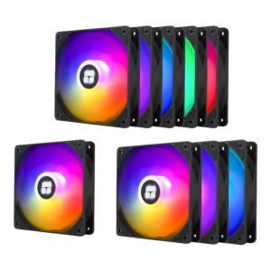 Thermalright TL-C12C-S ARGB 120mm High Performance PWM PC Case Fan - Black