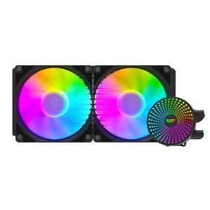 darkFlash Radiant DC 240 ARGB 240mm Liquid CPU Cooler [Black]