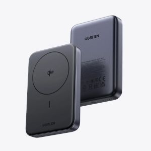 UGreen Qi2 10000mAh 30W USB-C 15W Magnetic Wireless Power Bank (Gray)