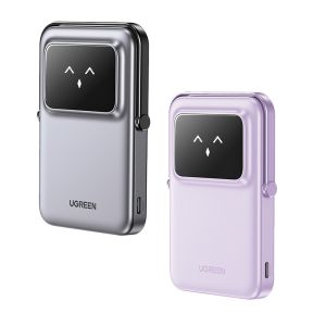 Ugreen Uno 5000mAh Magnetic TFT Display Wireless Power Bank Charger (PB571)