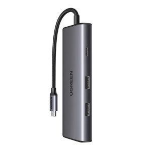 Ugreen 7-in-1 USB-C Multifunction Hub Adapter (CM498/15531) - Gray