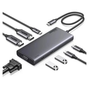 Ugreen 8-In-1 USB-C  Multifunctional Adapter Hub (CM639/35588)