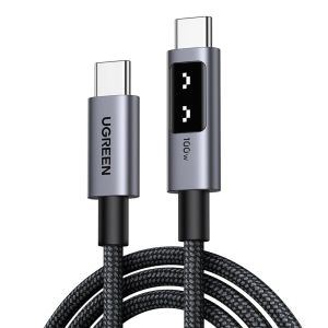 Ugreen Uno USB C to USB C Cable 100W Fast Charging Cable with LED Display (L509/45612)
