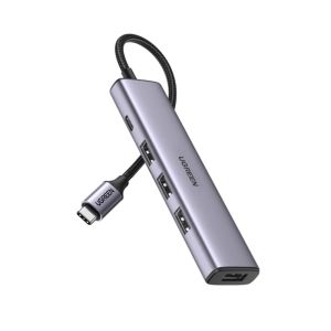 Ugreen USB-C to 4 USB 3.0 Hub Grey (CM473/20841)