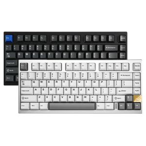 YUNZII AL75 Tri-Mode CNC Aluminum Wireless RGB Mechanical Keyboard - Blue Grey Tactile Switch