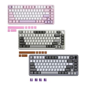 YUNZII B75 Pro Tri-Mode Hot-swappable RGB Backlit Mechanical Keyboard - Milk Switch