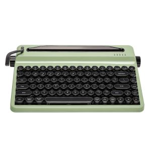 YUNZII QL75 Retro Typewriter QMK/VIA Wireless Mechanical Keyboard - Onyx Tactile Switch - Green