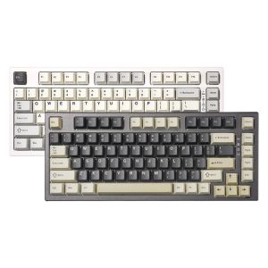 YUNZII RT80 Rapid Trigger 8K Hz Wireless Tri-Mode Hot-Swappable Gaming RGB Magnetic Keyboard - Gateron White Switch