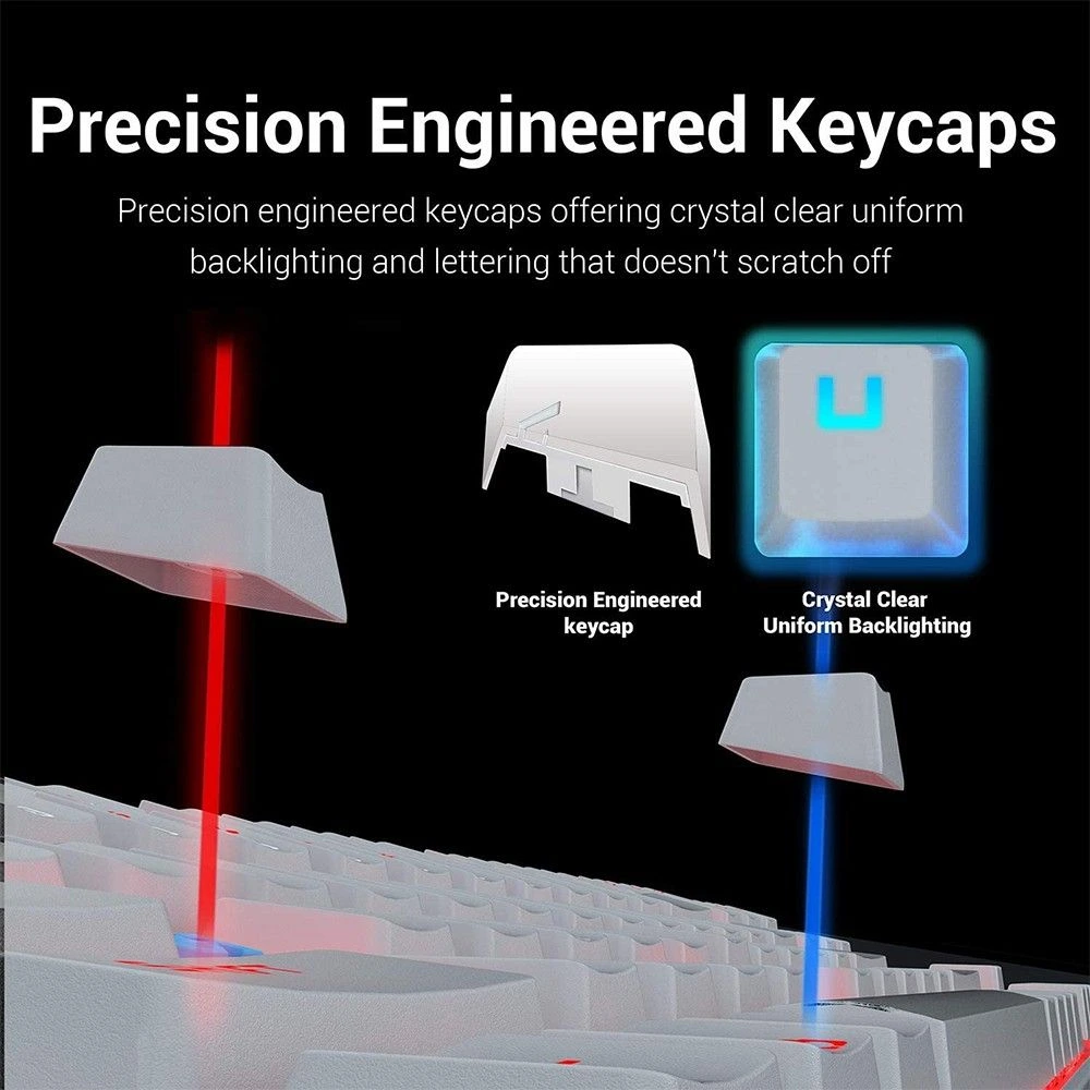Redragon Kumara K552W RGB Gaming Keyboard [White]