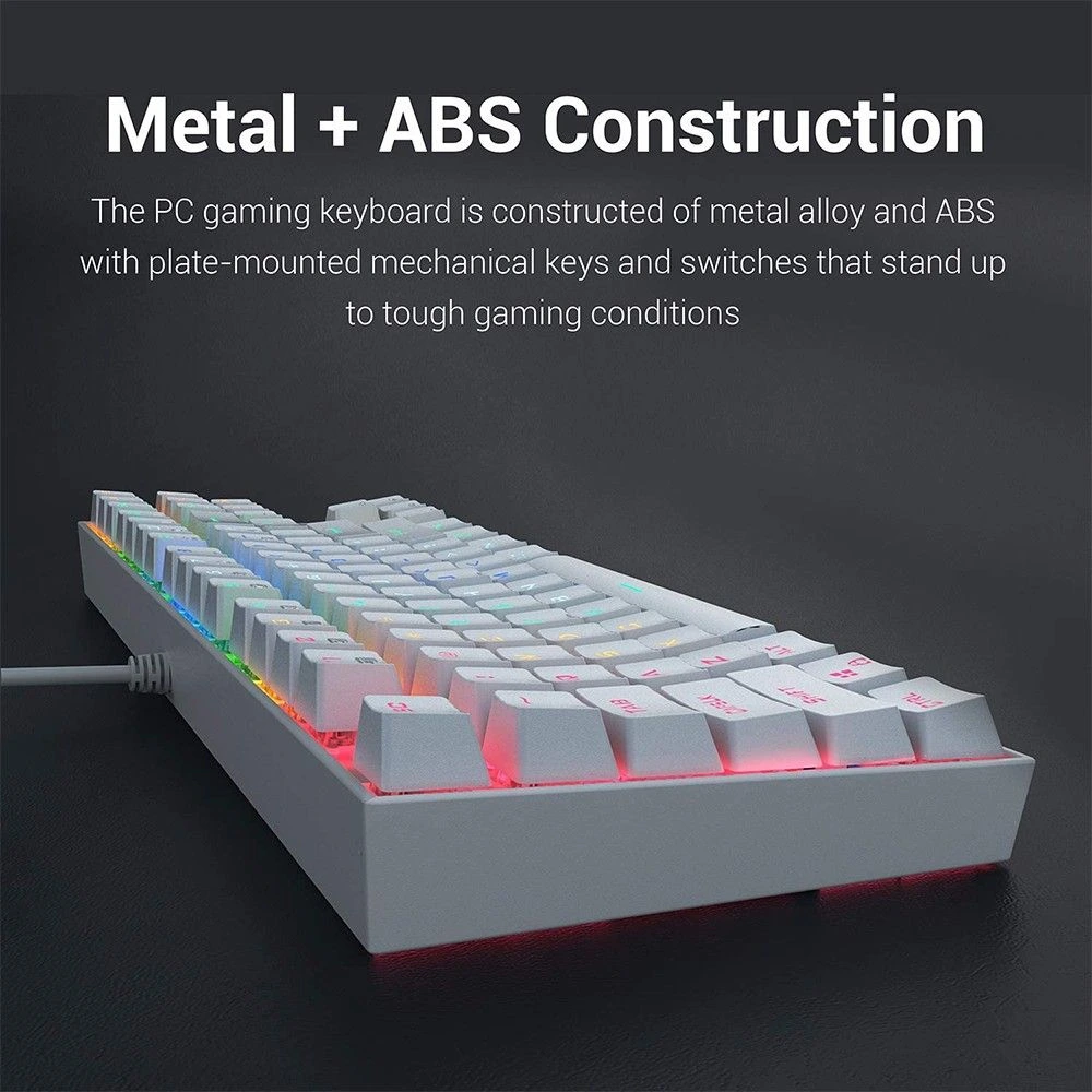 Redragon Kumara K552W RGB Gaming Keyboard [White]
