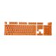 104 Keys PBT Double Shot Keycaps [Orange]