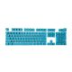 104 Keys PBT Double Shot Keycaps [Bubble Gum Blue]